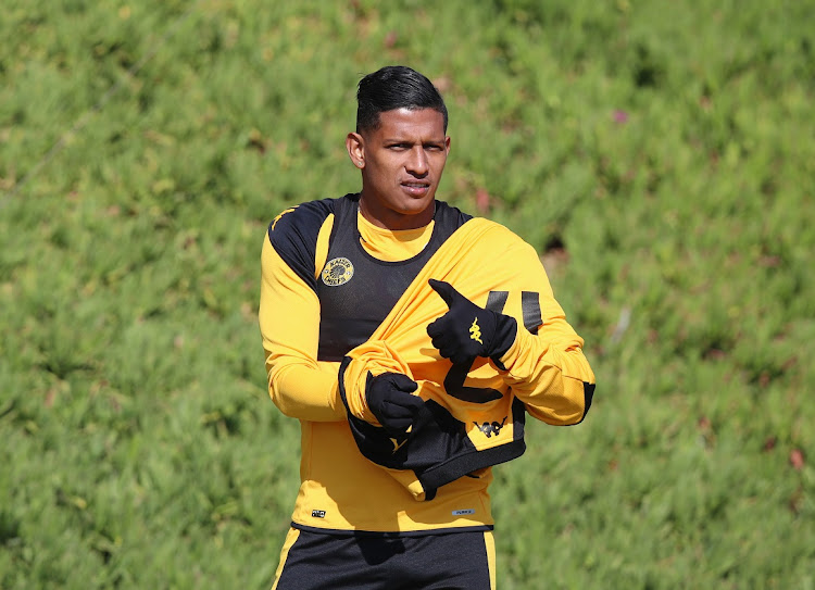 Edson Castillo trains for Kaizer Chiefs at Naturrena in Johannesburg on August 2 2023.