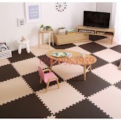 Xốp Lót Sàn 45X45Cm Màu Nâu Và Kem