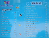 Dessert Crunch menu 3