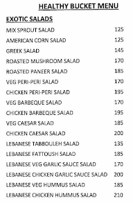 Healthy Bucket menu 1