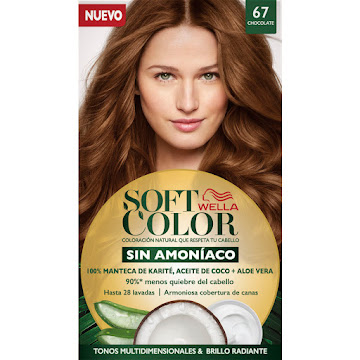 Tinte Wella Soft Color Chocolate N°67 Sin Amoniaco x 1 und  