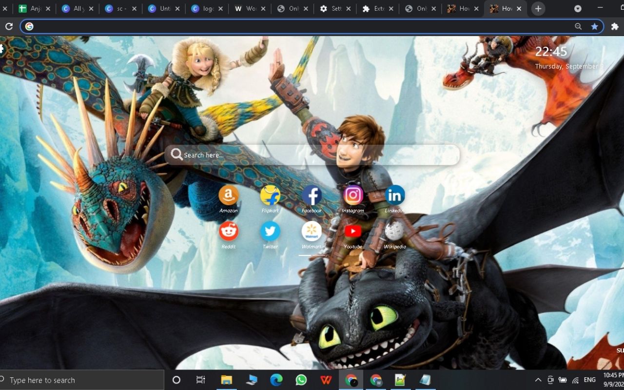 How To Train Your Dragon 3 Wallpaper New Tab Preview image 0