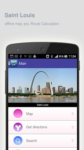 Saint Louis Map offline
