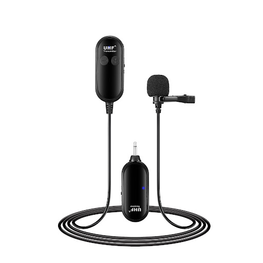 Title 3, Wireless Lavalier Microphone for Recording Radi...
