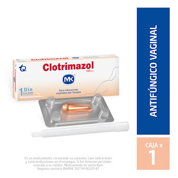 Clotrimazol 500 mg MK Caja x 1 Óvulo  