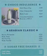 Frozen Bottle menu 1