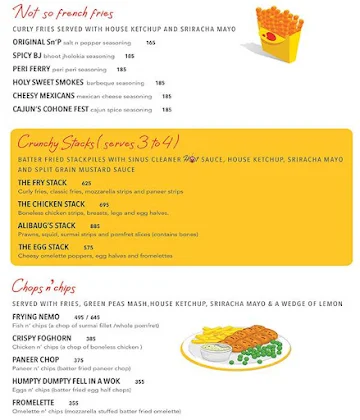 Indisauce Restocafe menu 