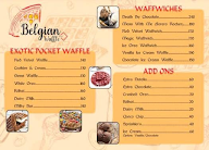 Belgian Waffle Box menu 1