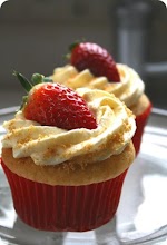 Strawberry Cheesecake Cupcakes makes 20 was pinched from <a href="http://www.doughmesstic.net/2011/01/21/strawberry-cheesecake-cupcakes/" target="_blank">www.doughmesstic.net.</a>