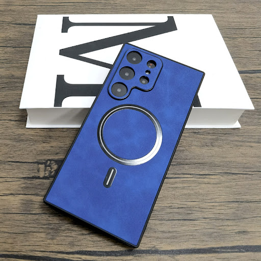Title 16, Capa magnética para celular com estampa de pele...