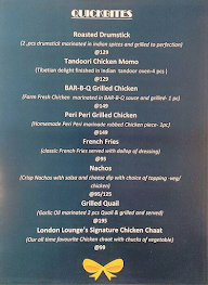 London Lounge menu 8