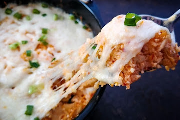 Keto Chicken and Kimchi Rice Bake
