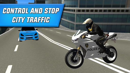 Police Motorbike City Driving - náhled