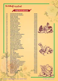 Moti Mahal menu 1