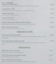 Oasis, Park Plaza, OMR menu 3