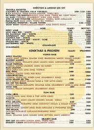 Guru Bar menu 2