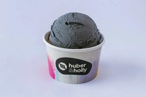 Charcoal Lychee Ice Cream