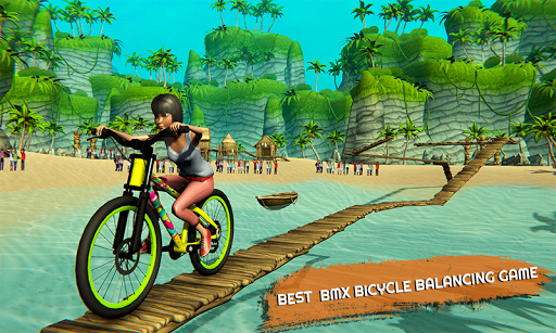 Freestyle BMX Bike Balancing