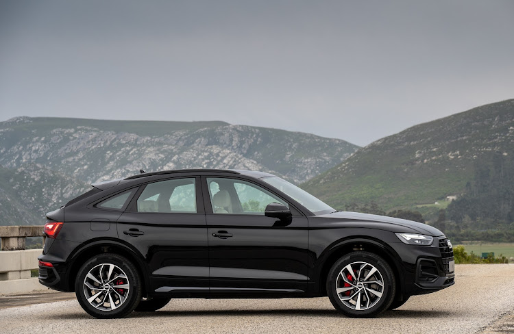 The Q5 Sportback stands out with its sleek, coupé-inspired silhouette.