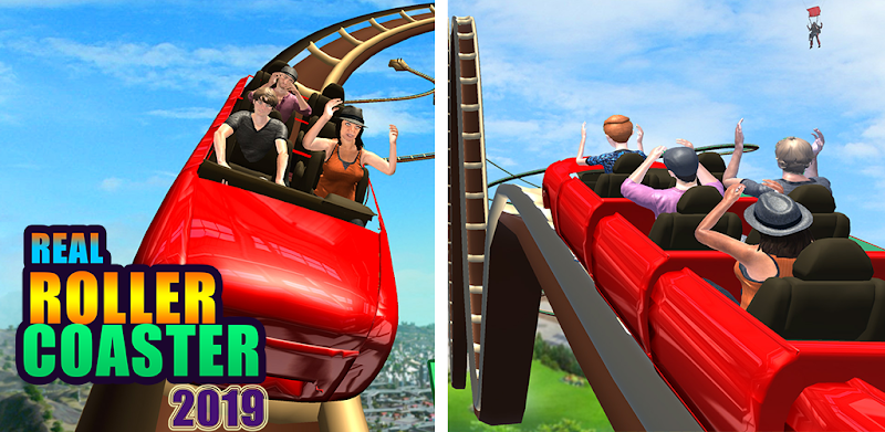 Roller Coaster City Theme Park Sky Train 2020