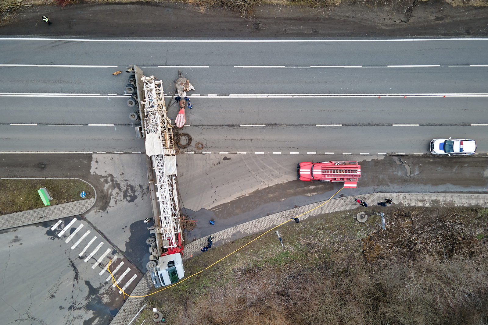 tractor trailer accident