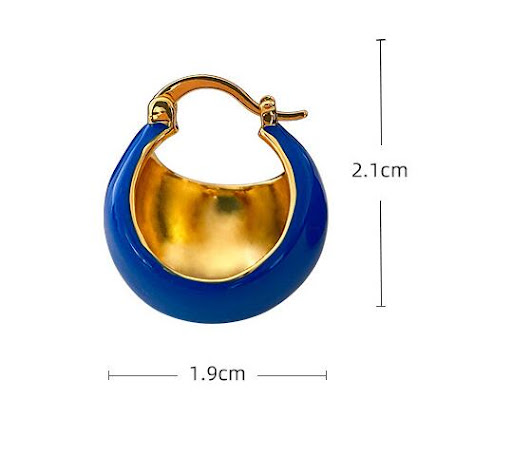 Title 2, Womens French Retro Colorful Oil Necklace Ball...