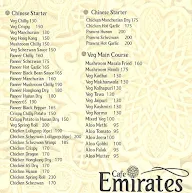 Cafe Emirates menu 6