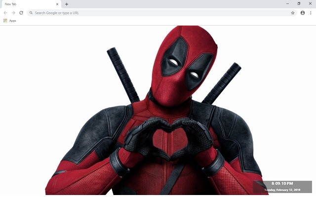 Deadpool Full HD Custom New Tab