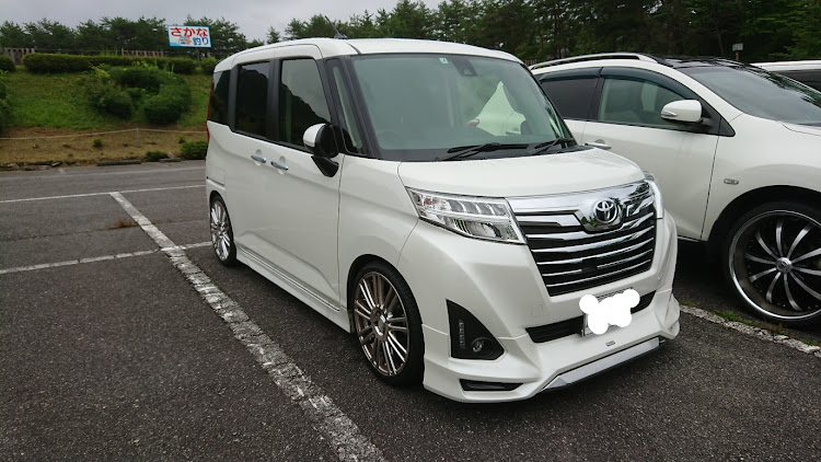 Ｌさんが投稿したキャンプ・子どもは最後まで元気・大人はぐったり・ルーミーのモデリスタエアロデカすぎ・ＬＳはお留守番に関するカスタム事例の投稿画像3枚目