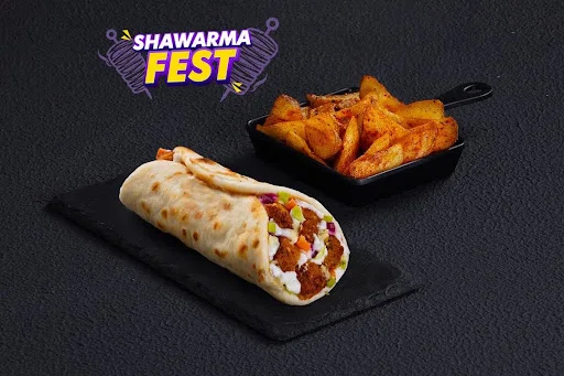 Non-Veg Shawarma And Side Meal