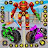 Futuristic Bike Robot War Game icon