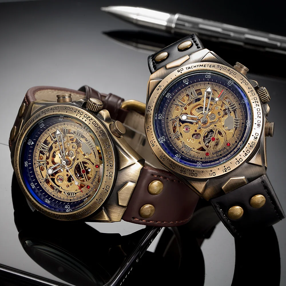 Title 8, Reloj Mecánico Automático para Hombre Diseño Ca...