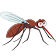 Drunk mosquito icon