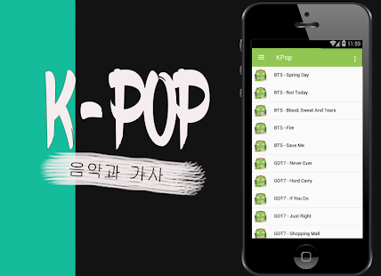 K-Pop All Song & Lyrics - náhled