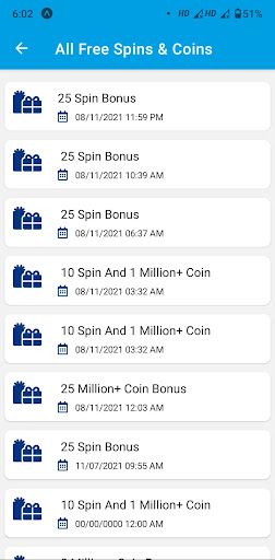 Screenshot CM Spins & Coins