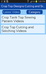 Crop Top Designs Cutting and Stitching Videos App(圖3)-速報App