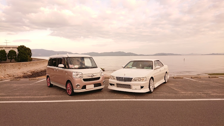 ローレルのムーブキャンバス・海と愛車・海ドライブ・夕暮れ・夕焼けに関するカスタム事例の投稿画像3枚目