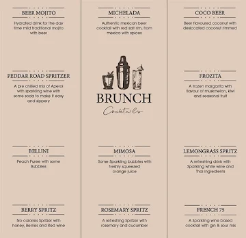 South Bombay Bar menu 