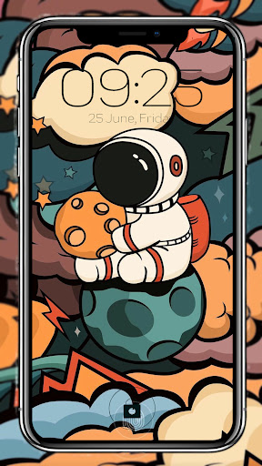 Screenshot Cute Astronaut Wallpaper