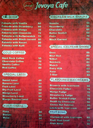 Jevoya Cafe menu 6