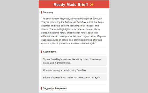 AI-Powered Email Summarizer Preview 5