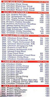 Ganga Sagar Fast Food menu 1