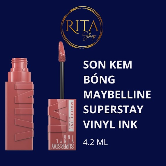 [Mới] Son Kem Bóng M Aybelline Superstay Vinyl Ink Giữ Màu Suốt 16H