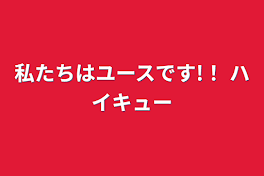 私たちはユースです!！   ハイキュー