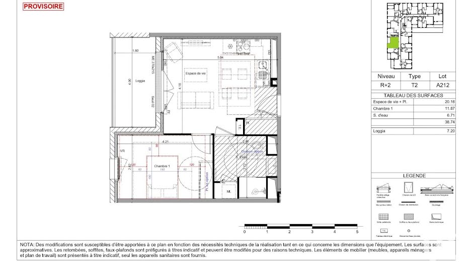 Vente appartement 2 pièces 38 m² à Chalonnes-sur-Loire (49290), 189 000 €