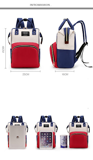 Title 4, Mommy Bag, Mother and Baby Bag with Diaper Back...