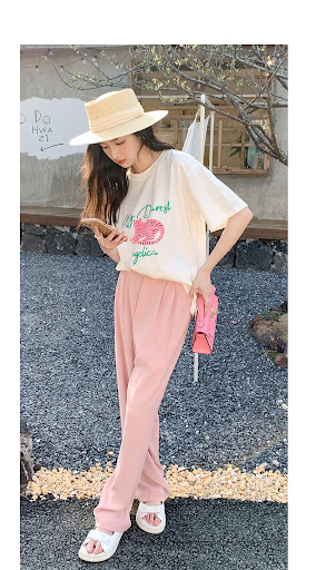 Title 15, Ladies Small Mopping Casual Loose Wide Leg Pant...