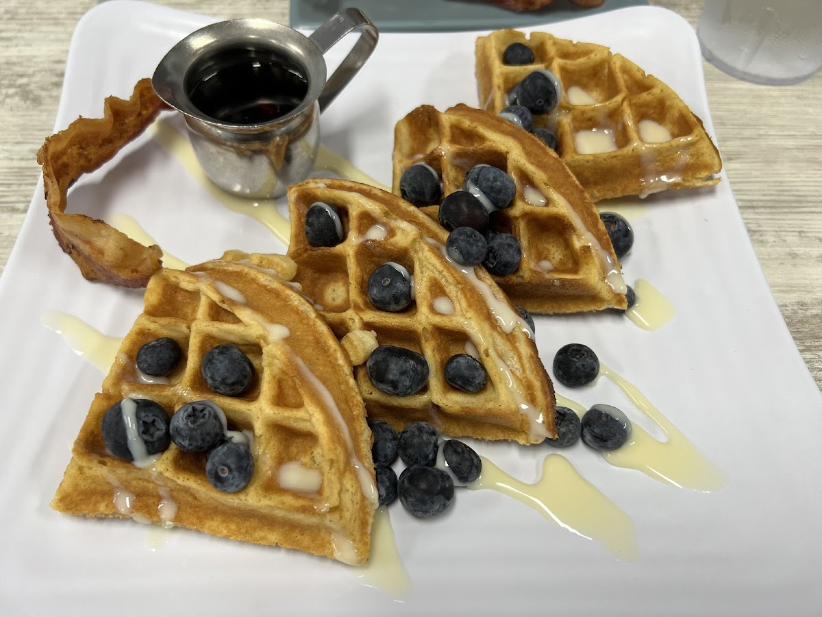 GF blueberry waffle