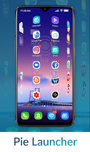 Pie Launcher - 9.0 Theme - náhled