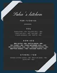 Saha's Kitchen menu 3